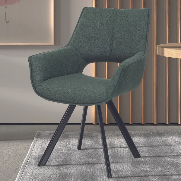 Eetkamerstoel Miet-groen 1 Eetkamerstoel Miet-groen