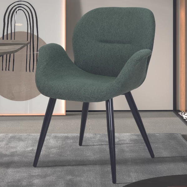 Eetkamerstoel Maxima-groen 1 Eetkamerstoel Maxima-groen