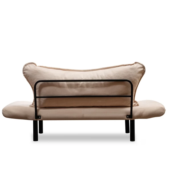Sofa-bed Met 2 Zitplaatsen | Comfort En Uniek Ontwerp | Metalen Frame | Gemakkelijk Schoon Te Maken Stof 3 Sofa-bed Met 2 Zitplaatsen | Comfort En Uniek Ontwerp | Metalen Frame | Gemakkelijk Schoon Te Maken Stof - Afbeelding 3