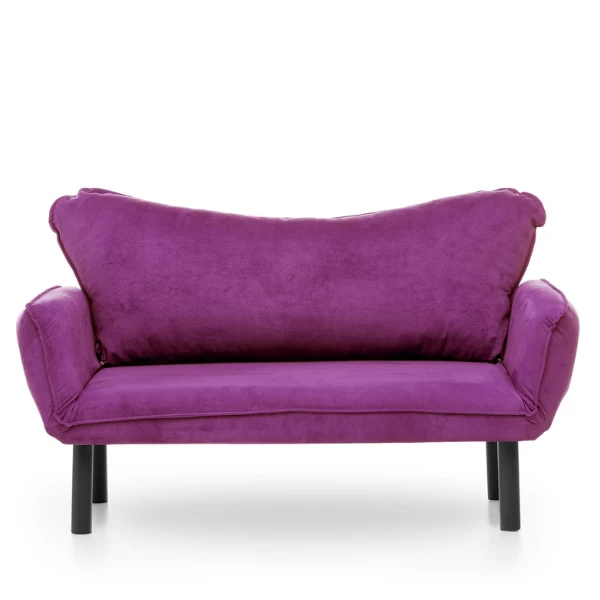 Bankbed 2-zit Jacinda - Purper 10 Bankbed 2-zit Jacinda - Purper - Afbeelding 10