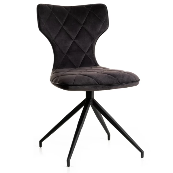 Eetkamerstoel Aveiro - Antraciet 1 Eetkamerstoel Aveiro - Antraciet