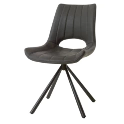 Eetkamerstoel Netta Draaibaar - Zwart