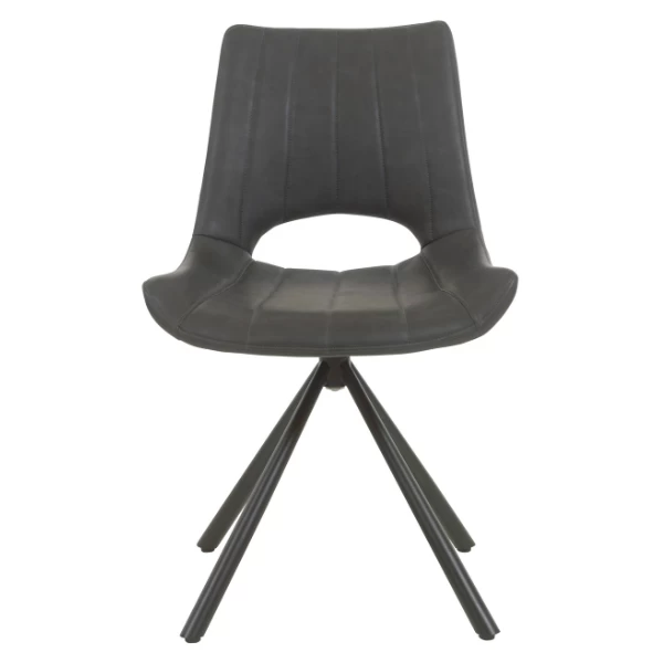 Eetkamerstoel Netta Draaibaar - Zwart 2 Eetkamerstoel Netta Draaibaar - Zwart - Afbeelding 2