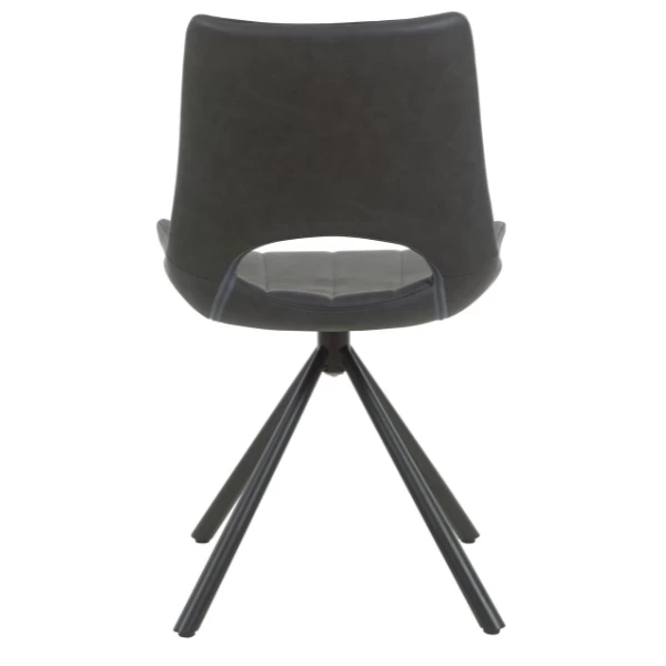 Eetkamerstoel Netta Draaibaar - Zwart 3 Eetkamerstoel Netta Draaibaar - Zwart - Afbeelding 3