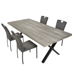 Eettafel Malou 200x100cm - Grijs 7 Eettafel Malou 200x100cm - Grijs -Collectie Woonkamermeubels Ontwerp zonder titel 2023 02 08T163701.382 2 f4f4