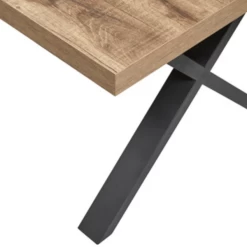 Eettafel Orla 200cm Met X-poten - Mangohout/zwart -Collectie Woonkamermeubels Ontwerp zonder titel 2023 02 09T120157.373 42c8