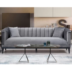 Stijlvolle 3-zitsbank | Comfortabel En Chic | Beukenhouten Frame, Polyester Stof | 225 Cm Breedte, 79 Cm Hoogte -Collectie Woonkamermeubels Ontwerp zonder titel 2023 02 17T101529.647 ea32