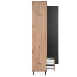 Vitrinekast Médard-artisanale Eik/antraciet 19 Vitrinekast Médard-artisanale Eik/antraciet -Collectie Woonkamermeubels Ontwerp zonder titel 2023 02 20T093833.914 3ba0