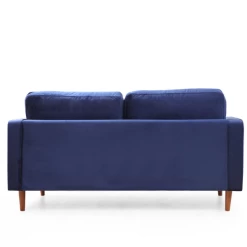 Comfortabele En Stijlvolle 2-zitsbank | Beukenhouten Frame | 100% Polyester Stof | Marineblauw -Collectie Woonkamermeubels Ontwerp zonder titel 2023 02 24T132842.166 60ae