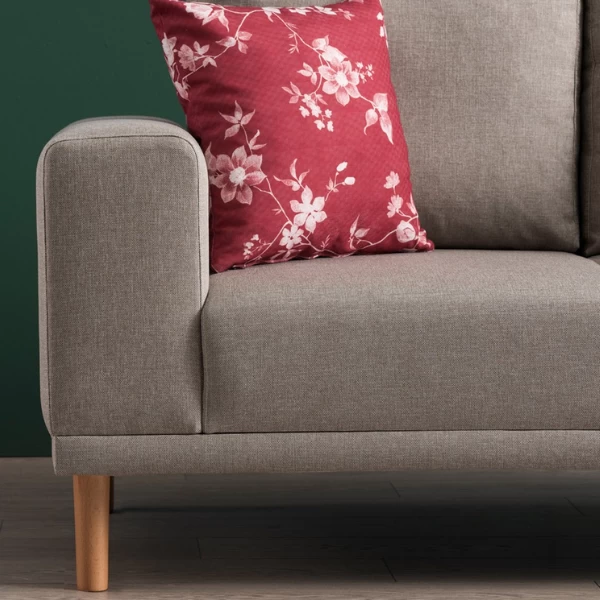 2-zitsbank | Comfort En Uniek Ontwerp | Beukenhouten Frame | Crème 3 2-zitsbank | Comfort En Uniek Ontwerp | Beukenhouten Frame | Crème - Afbeelding 3