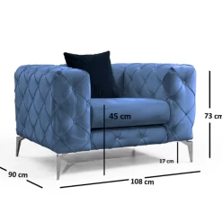 Stijlvolle Wing Chair | Modern Ontwerp | Comfortabel En Draagbaar | Blauwe Kleur -Collectie Woonkamermeubels Ontwerp zonder titel 2023 02 28T145025.268 4d2f