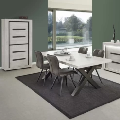 Eettafel Ludo 220x102cm - Grijs -Collectie Woonkamermeubels Ontwerp zonder titel 2023 03 02T151024.998 db88