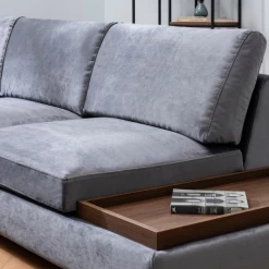 Comfort En Stijl: Donkergrijze Hoekbank Met Beukenhouten Frame -Collectie Woonkamermeubels Ontwerp zonder titel 2023 03 06T083401.276 2f1e