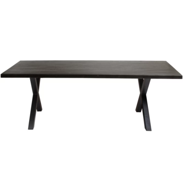 Eettafel Leena 200 X 100 Cm-zwart 7 Eettafel Leena 200 X 100 Cm-zwart - Afbeelding 7