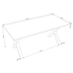 Eettafel Leena 200 X 100 Cm-zwart 10 Eettafel Leena 200 X 100 Cm-zwart -Collectie Woonkamermeubels Ontwerp zonder titel 2023 03 13T114214.418 d79d