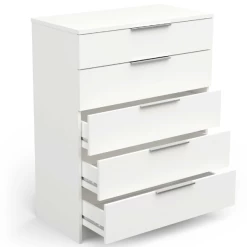 Ladekast Siebert 5 Lades-mat Wit 12 Ladekast Siebert 5 Lades-mat Wit -Collectie Woonkamermeubels Ontwerp zonder titel 2023 05 11T095428.197 d4e4