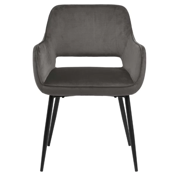 Stoel Dani - Grijs 4 Stoel Dani - Grijs - Afbeelding 4