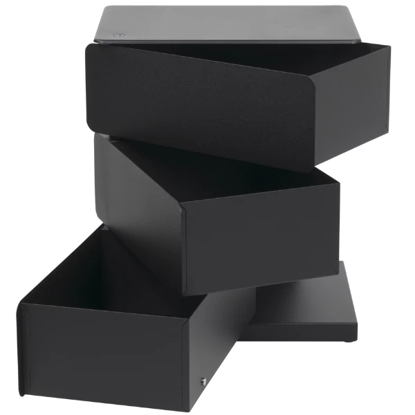 Ladekast Joan 3 Lades-zwart 5 Ladekast Joan 3 Lades-zwart - Afbeelding 5