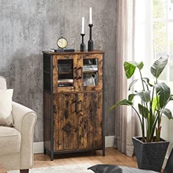 Multifunctionele Kast Met Stalen Frame: Organiseren, Uitstallen En Opbergen