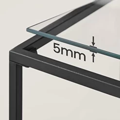 Moderne Consoletafel Met Stalen Frame En Gehard Glazen Planken, Voor Woonkamer/hal 10 Moderne Consoletafel Met Stalen Frame En Gehard Glazen Planken, Voor Woonkamer/hal -Collectie Woonkamermeubels Ontwerp zonder titel 2023 06 05T134903.617 7483