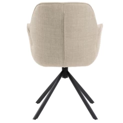 Eetkamerstoel Aubin Met Armleuning - Beige/zwart 16 Eetkamerstoel Aubin Met Armleuning - Beige/zwart -Collectie Woonkamermeubels Ontwerp zonder titel 2023 06 23T145016.625 552a