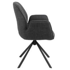 Eetkamerstoel Aubin Met Armleuning - Antraciet/zwart -Collectie Woonkamermeubels Ontwerp zonder titel 2023 06 23T150457.164 f5d5