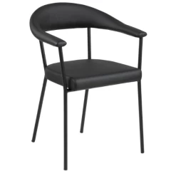 Eetkamerstoel Hava Kunstleer - Zwart