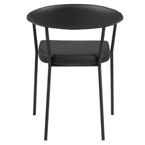 Eetkamerstoel Hava Kunstleer - Zwart 5 Eetkamerstoel Hava Kunstleer - Zwart - Afbeelding 5