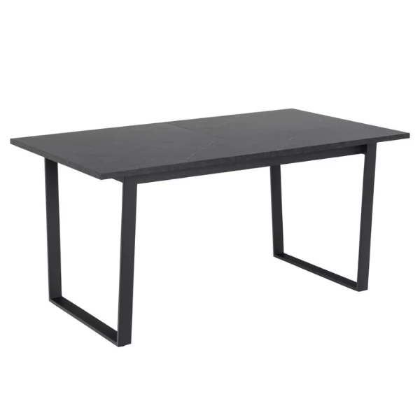 Verlengbare Eettafel Amanda 160<220x90 - Marmer/zwart 10 Verlengbare Eettafel Amanda 160<220x90 - Marmer/zwart - Afbeelding 10