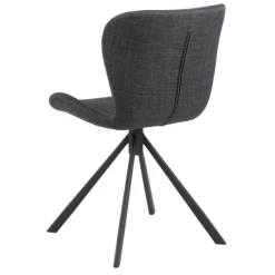 Draaibare Eetkamerstoel Tilda Stof - Antraciet/zwart -Collectie Woonkamermeubels Ontwerp zonder titel 2023 07 13T143615.892 5a16