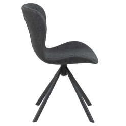 Draaibare Eetkamerstoel Tilda Stof - Antraciet/zwart -Collectie Woonkamermeubels Ontwerp zonder titel 2023 07 13T143809.640 1a39
