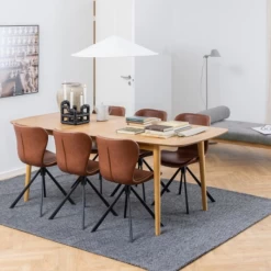 Draaibare Eetkamerstoel Tilda Kunstleer - Bruin/zwart 13 Draaibare Eetkamerstoel Tilda Kunstleer - Bruin/zwart -Collectie Woonkamermeubels Ontwerp zonder titel 2023 07 13T150207.537 518d