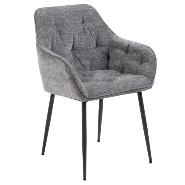 Eetkamerstoel Brooke - Donkergrijs 12 Eetkamerstoel Brooke - Donkergrijs - Afbeelding 12