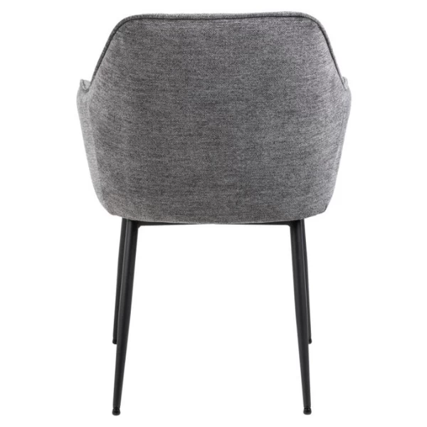 Eetkamerstoel Brooke - Donkergrijs 7 Eetkamerstoel Brooke - Donkergrijs - Afbeelding 7