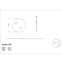 Spiegel Amika Ø60cm 10 Spiegel Amika Ø60cm -Collectie Woonkamermeubels Ontwerp zonder titel 2023 07 19T112639.328 5f47