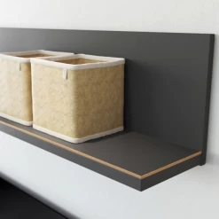 Wandplank Calista 164cm - Antraciet/eik 12 Wandplank Calista 164cm - Antraciet/eik -Collectie Woonkamermeubels Ontwerp zonder titel 2023 08 01T165636.404 91c1