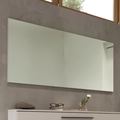 Spiegel Jonas 140x60cm Met Rand In Kasjmier Beige