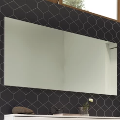 Spiegel Jonas 140x60cm Met Rand In Wit