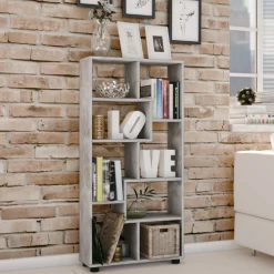 Boekenkast Azira 118 Cm 8 Open Vakken-beton 7 Boekenkast Azira 118 Cm 8 Open Vakken-beton -Collectie Woonkamermeubels Ontwerp zonder titel 2023 08 24T163017.364 a49c