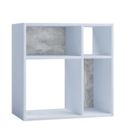 Roomdivider Ebby 4 Open Vakken-wit/beton 21 Roomdivider Ebby 4 Open Vakken-wit/beton -Collectie Woonkamermeubels Ontwerp zonder titel 2023 08 24T163422.396 2e32