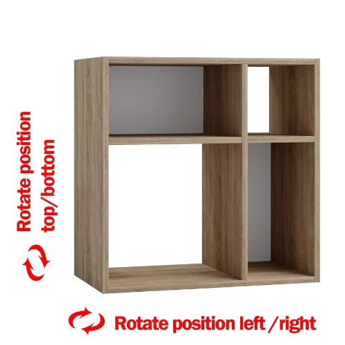 Roomdivider Ebby | 60 X 33 X 60 Cm | Bruin 9 Roomdivider Ebby | 60 X 33 X 60 Cm | Bruin - Afbeelding 9