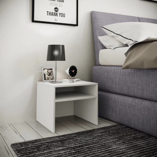 Salontafel Anavi 1 Open Vak-wit 2 Salontafel Anavi 1 Open Vak-wit - Afbeelding 2