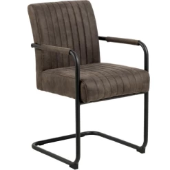 Sledestoel Adinda Met Armleuning - Antraciet/zwart -Collectie Woonkamermeubels Ontwerp zonder titel 2023 08 30T165153.087 db73