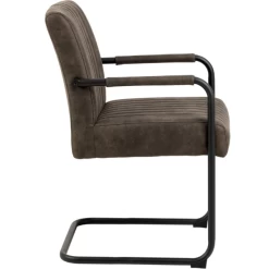 Sledestoel Adinda Met Armleuning - Antraciet/zwart -Collectie Woonkamermeubels Ontwerp zonder titel 2023 08 30T165518.702 24b4