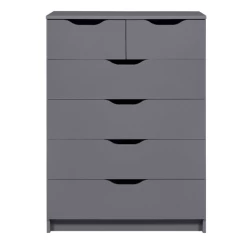 Commode Silenzia | 81,5 X 40 X 111,9 | 6 Lades | Kleur: Donkergrijs -Collectie Woonkamermeubels Ontwerp zonder titel 2023 09 25T165517.514 a45a