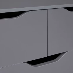 Commode Silenzia | 81,5 X 40 X 111,9 | 6 Lades | Kleur: Donkergrijs -Collectie Woonkamermeubels Ontwerp zonder titel 2023 09 25T165656.841 2fed