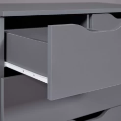 Commode Silenzia | 81,5 X 40 X 111,9 | 6 Lades | Kleur: Donkergrijs -Collectie Woonkamermeubels Ontwerp zonder titel 2023 09 25T165803.975 0d9f