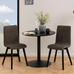 Stijlvolle Armosa Eetkamerstoel: Preston Antraciet, Zwart Eiken Onderstel -Collectie Woonkamermeubels Ontwerp zonder titel 2023 10 10T151948.153 44d5