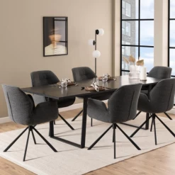 Draaibare Eetkamerstoel Aubin Met Armleuning - Monza Antraciet 13 Draaibare Eetkamerstoel Aubin Met Armleuning - Monza Antraciet -Collectie Woonkamermeubels Ontwerp zonder titel 2023 10 10T163240.399 c217