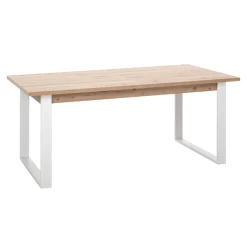 Eettafel Maki 180x90cm - Eikdecor/wit 6 Eettafel Maki 180x90cm - Eikdecor/wit -Collectie Woonkamermeubels Ontwerp zonder titel 2023 10 16T155842.612 e4e9